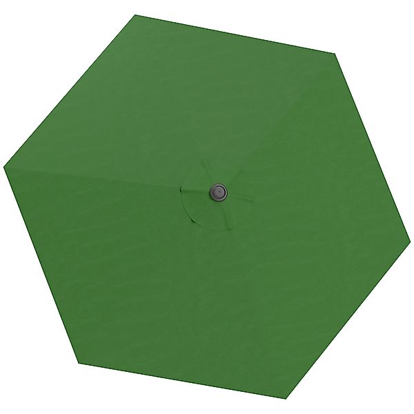 Outsunny Ersatzbezug für Gartenschirm 3x3 m mit Belüftungsöffnungen, Schirm günstig online kaufen