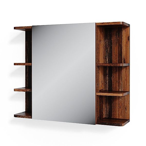 Vicco Badezimmerspiegelschrank Fynn, Antikholz, 80 x günstig online kaufen