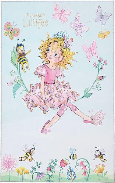 Prinzessin Lillifee Kinderteppich »Lillifee LI-131«, rechteckig, 6 mm Höhe, günstig online kaufen