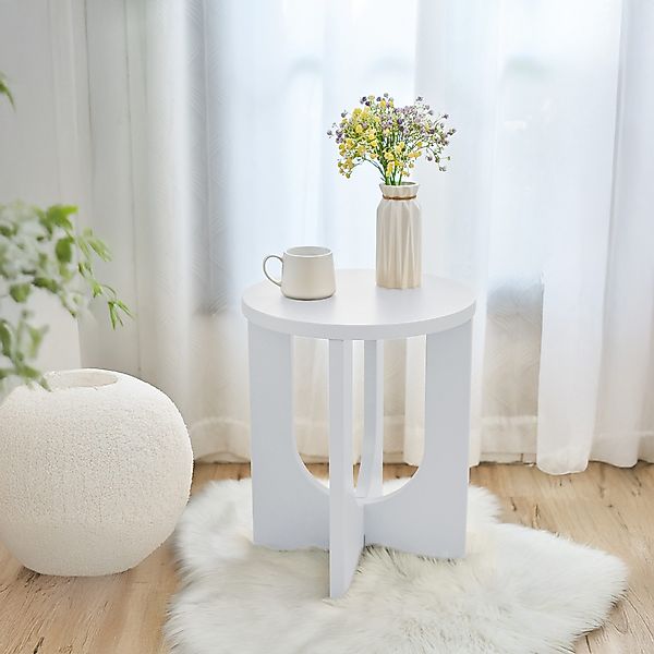 en.casa Beistelltisch, »Kysdajore« rund MDF 50 günstig online kaufen