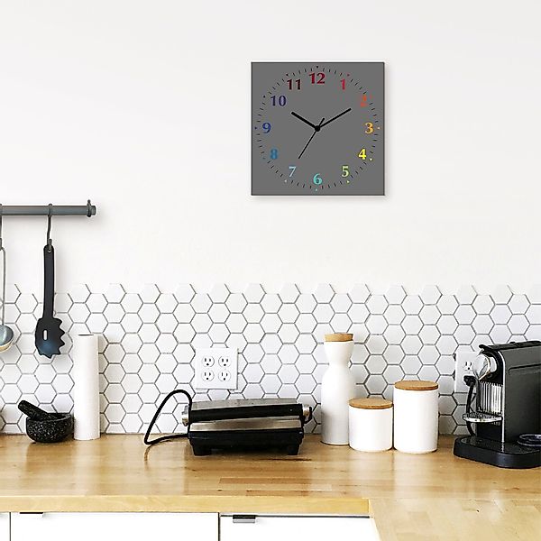 Artland Wanduhr Uni Trendfarben (wahlweise mit günstig online kaufen