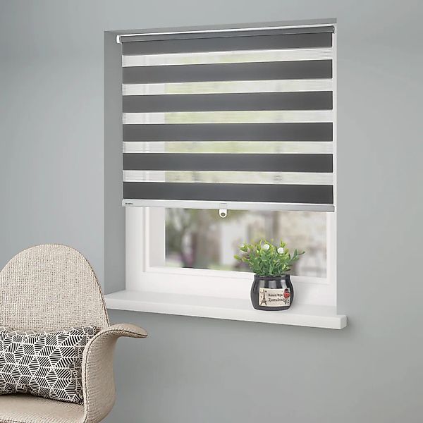 Home affaire Doppelrollo "Jan" Lichtschutz Sichtschutz ohne Bohren freihäng günstig online kaufen