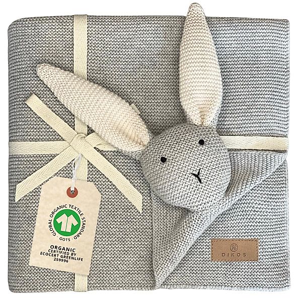 Babydecke DIKOS® Babydecke SCHMUSE-HASE Baby Geschenk günstig online kaufen