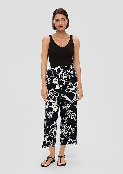s.Oliver BLACK LABEL 7/8-Hose Regular: Satinhose günstig online kaufen