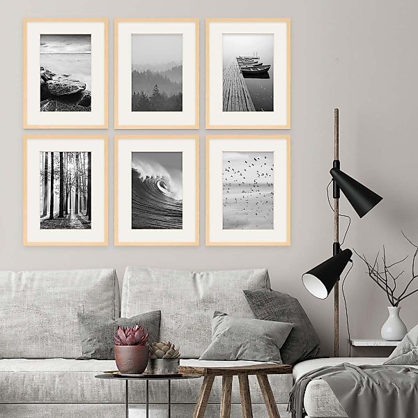 PHOTOLINI Bilderrahmen 6er Set 30x40 cm günstig online kaufen