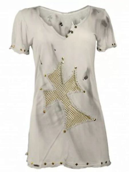 Cross & Glory Damen Shirt Gold (L) günstig online kaufen