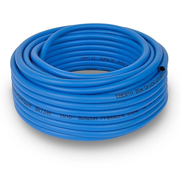 EBERTH Druckluftschlauch Länge 20m Durchmesser 6mm x 11mm ohne Kupplung 20 günstig online kaufen
