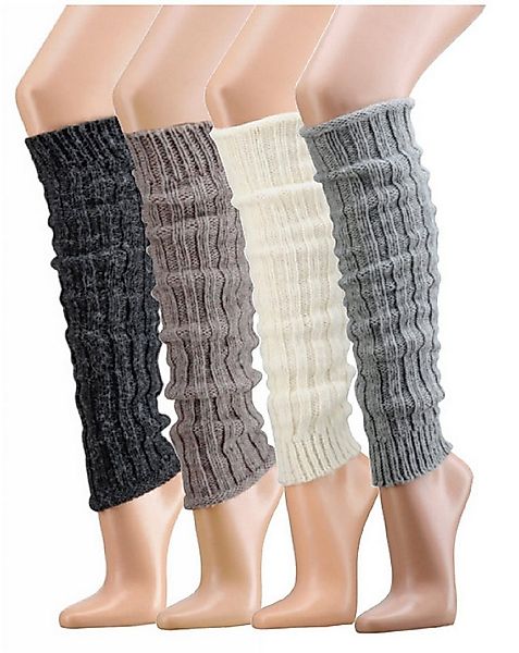 Socks 4 Fun Beinstulpen Alpaka Wolle Stulpen Grobstrick (Set, 1 Paar) mit v günstig online kaufen