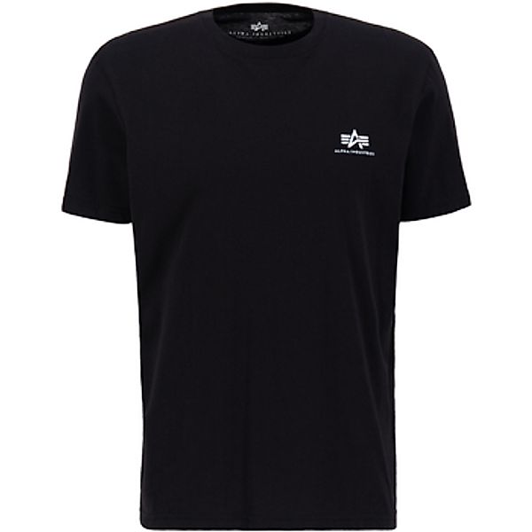 Alpha Industries  T-Shirts & Poloshirts Backprint T-Shirt - black günstig online kaufen