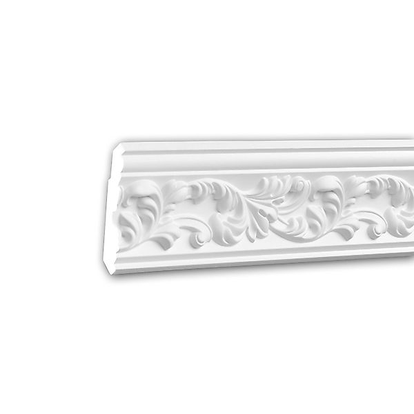 PROFHOME 150189 Eckleiste aus Polyurethan Deckenleiste Stuckleiste 2 m 200 günstig online kaufen