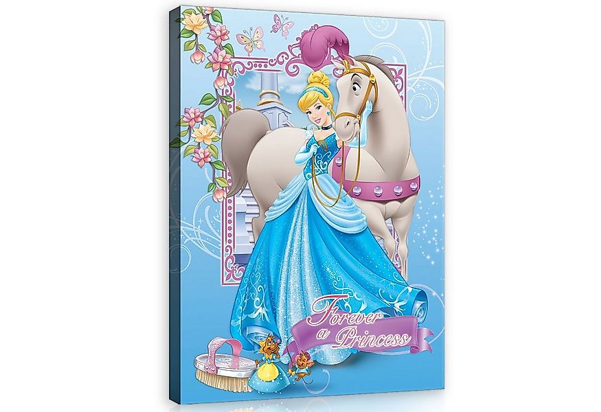 Wallarena Leinwandbild Kinderzimmer Mädchen Prinzessin Kinder Wandbild Mode günstig online kaufen