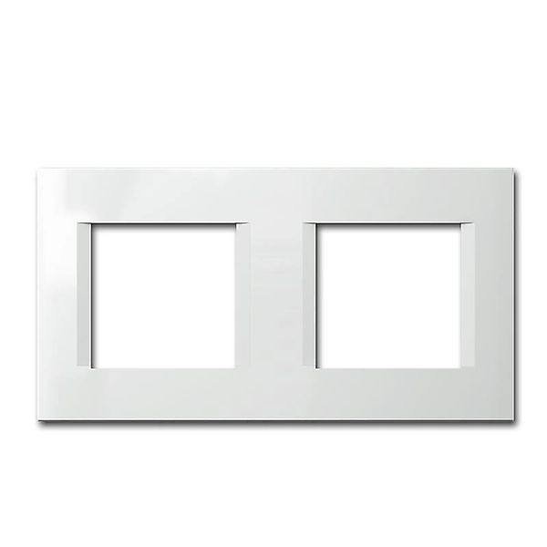 TEM MODUL PLUS 2-Fach UP Rahmen Weiß Glanz Line günstig online kaufen