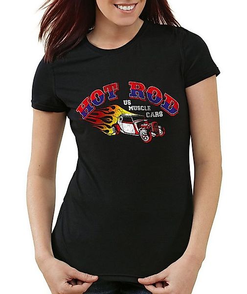style3 T-Shirt Hot Rod Vintage motor sound us muscle car günstig online kaufen