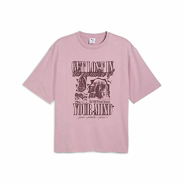 PUMA T-Shirt "Graphic Paradise Mindset Washed Boxy T-Shirt Herren" günstig online kaufen