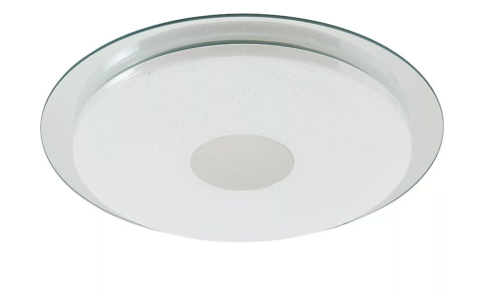 KHG LED-Bad-Deckenleuchte, weiß/verspiegelt - silber - 5 cm - Lampen & Leuc günstig online kaufen