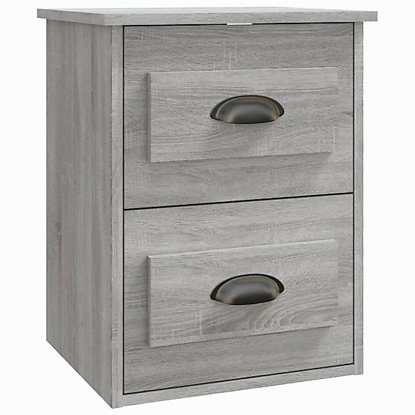 Vidaxl Wand-nachttisch Grau Sonoma 41,5x36x53 Cm günstig online kaufen