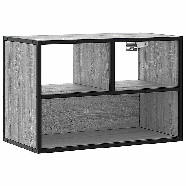 vidaXL TV-Schrank Grau Sonoma 60x31x39,5 cm Holzwerkstoff und Metall 848917 günstig online kaufen