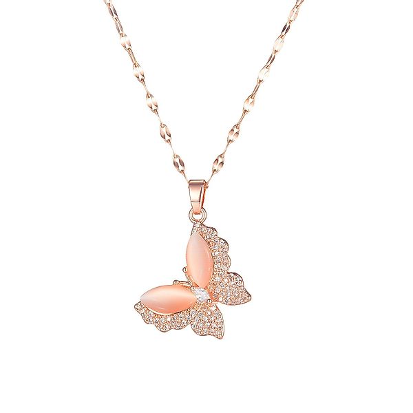 COLLEZIONE ALESSANDRO Kette mit Anhänger "Schmetterling" 3D Optik günstig online kaufen