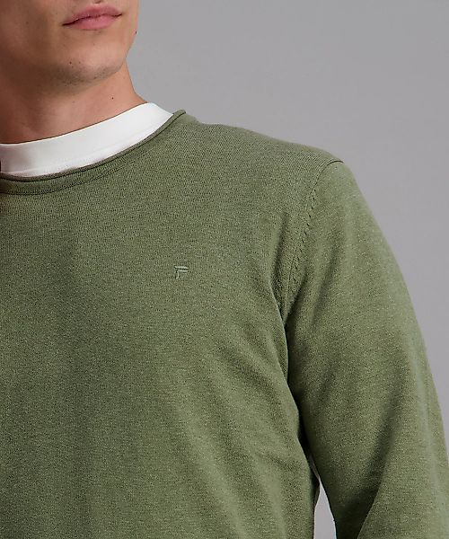 Pioneer Authentic Jeans Rundhalspullover mit Rollkante günstig online kaufen