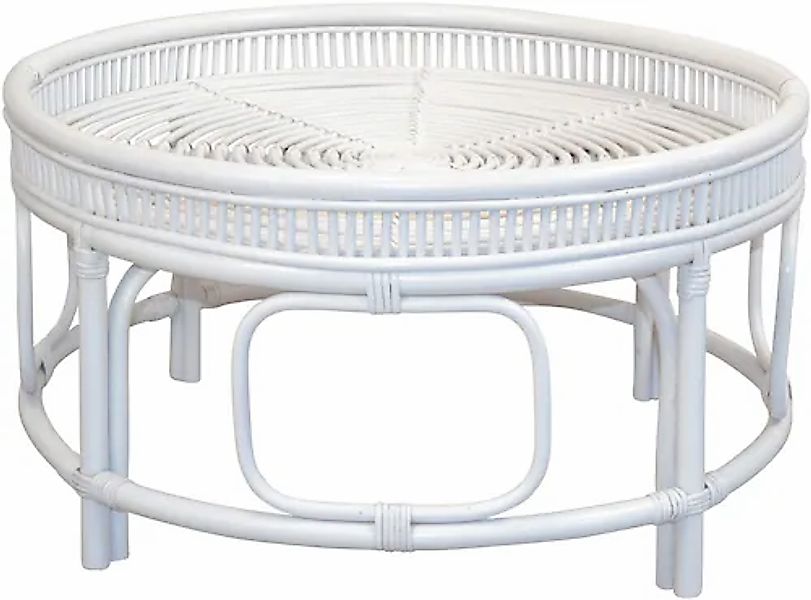 HOFMANN LIVING AND MORE Couchtisch, Rattan-Couchtisch mit oder ohne Glaspla günstig online kaufen