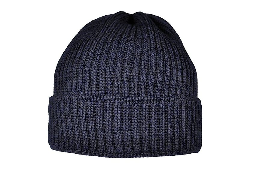 Balke Strickmütze XXL Rippen mit Umschlag 100% Merinowolle günstig online kaufen