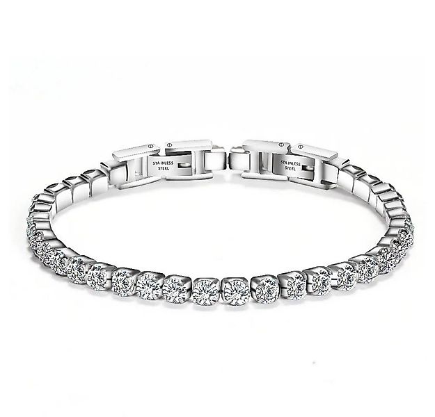 ROUGEMONT Tennisarmband Damen Tennisarmband 3mm Edelstahlarmband Zirkoniaar günstig online kaufen