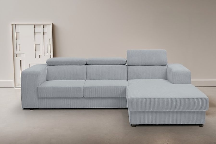 WERK2 Ecksofa »Cherry, modernes Sofa mit Komfortfunktionen, Breite 270cm, L günstig online kaufen