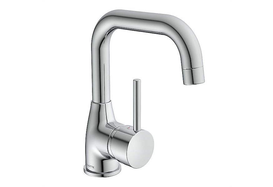 Schütte Waschtischarmatur RAVENNA chrom schwarz Pop-up Ablauf, Kartusche, M günstig online kaufen