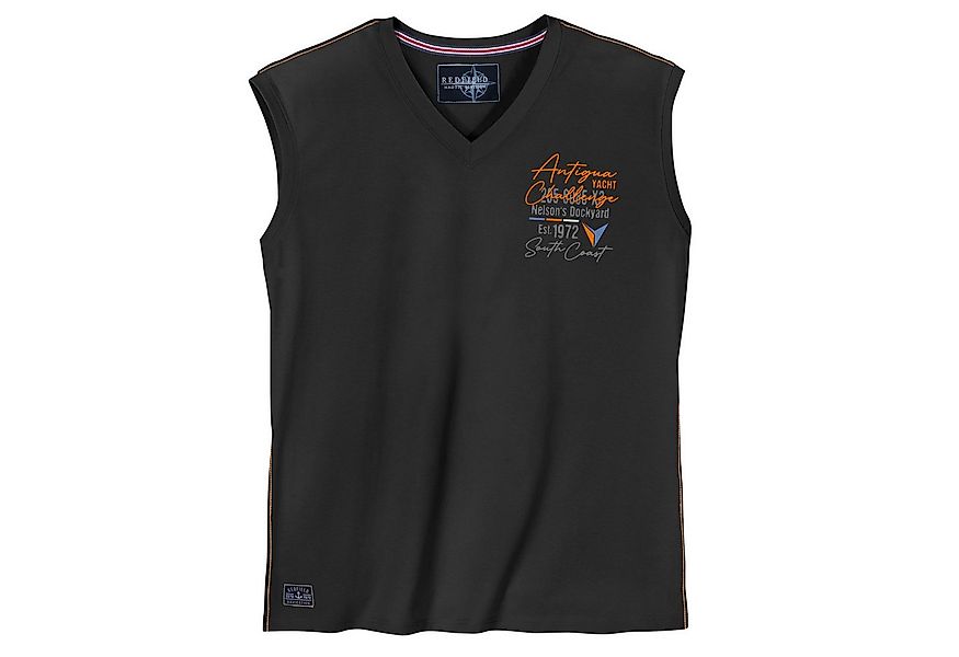 redfield Muscleshirt Redfield Übergrößen Muskelshirt maritim schwarz günstig online kaufen