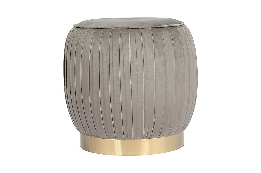 Kayoom Polsterhocker "Hocker Lyla 125, Edler Touch durch goldenen Sockel, S günstig online kaufen