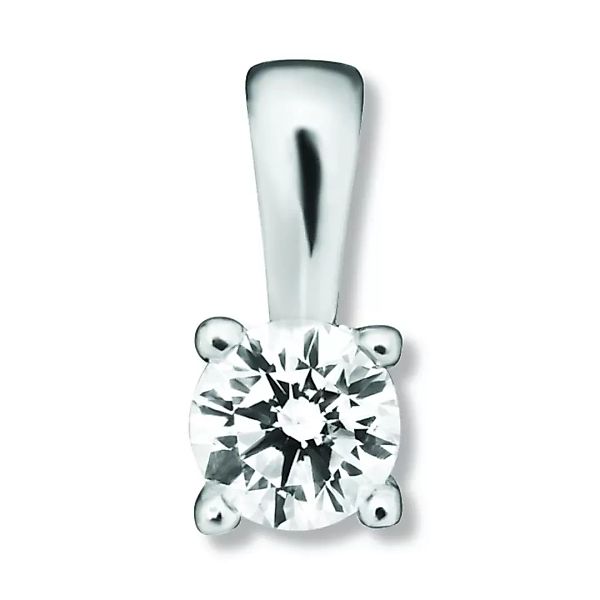 ONE ELEMENT Kettenanhänger "0.2 ct Diamant Brillant Anhänger aus 585 Weißgo günstig online kaufen