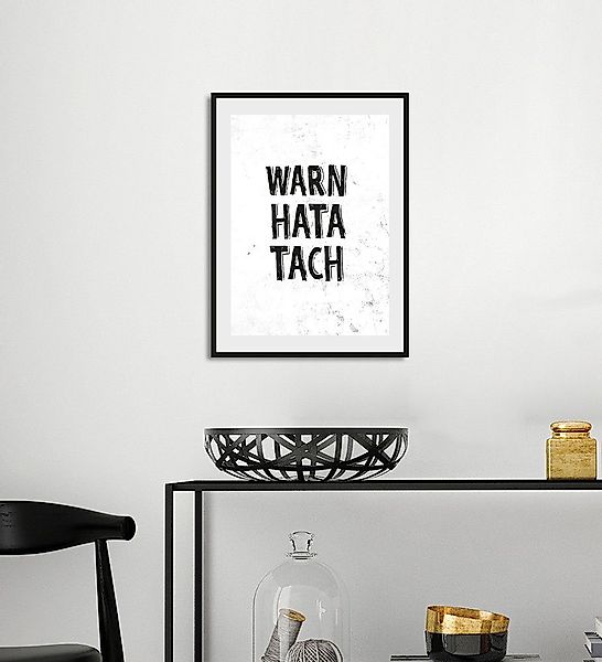 queence Bild WARN HATA TACH, Humor, günstig online kaufen