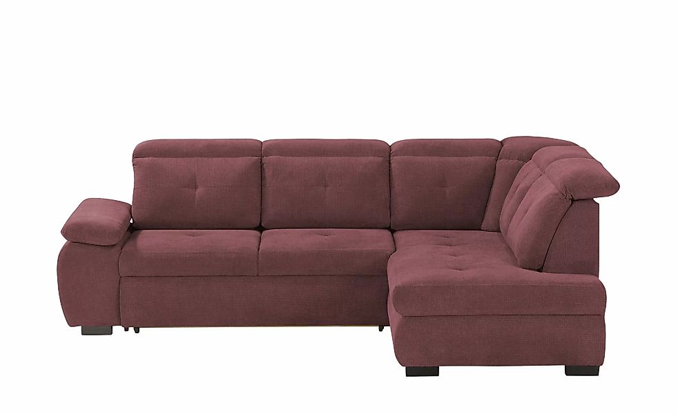 smart Ecksofa  Tamara ¦ rot ¦ Maße (cm): B: 252 H: 90 T: 192.0 Polstermöbel günstig online kaufen