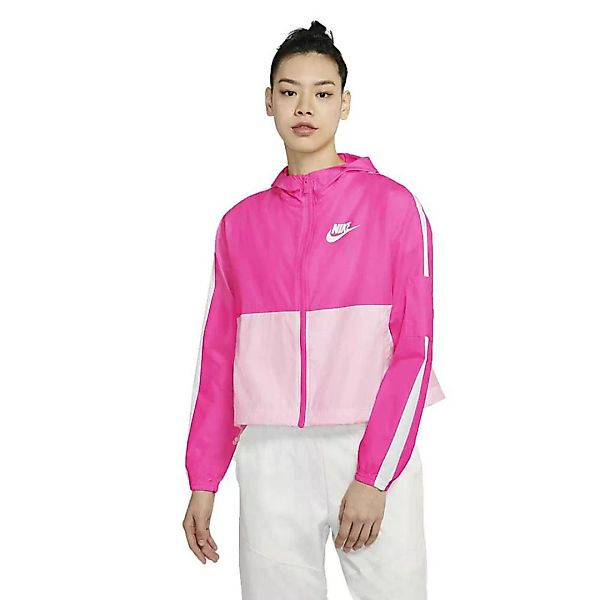 Nike Sportswear Woven Jacke L Pink Foam / White günstig online kaufen