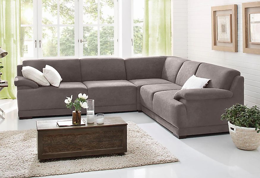 Home affaire Ecksofa "Telos mit Boxspring Unterfederung für hohen Komfort, günstig online kaufen