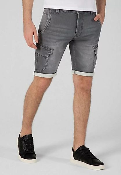 TIMEZONE Cargoshorts Cargo Jeans Shorts Kurze Bermuda Hose 5512 in Grau günstig online kaufen