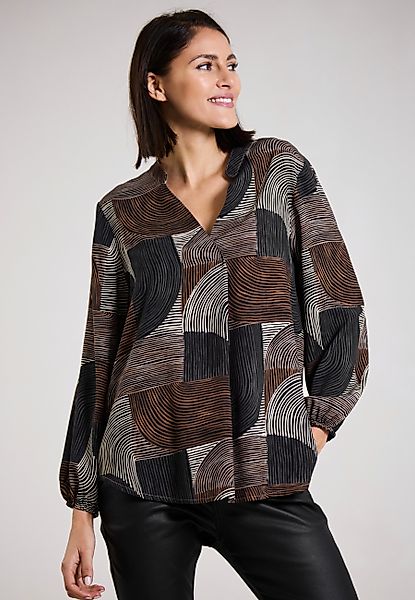 Andijamo-Fashion Schlupfbluse MOTION Grafischer Print in günstig online kaufen