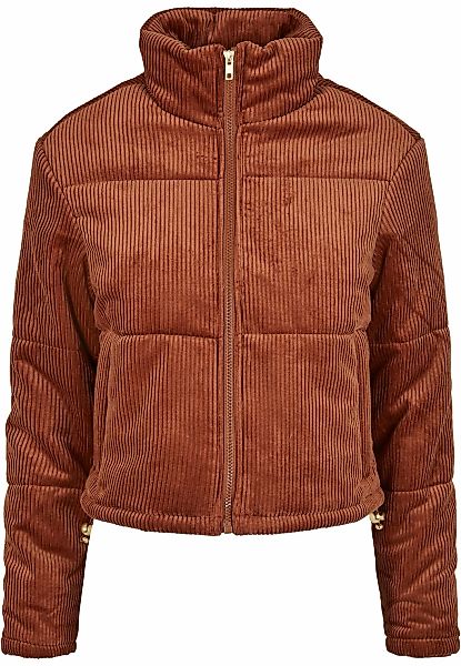 URBAN CLASSICS Winterjacke "Urban Classics Damen Ladies Corduroy Puffer Jac günstig online kaufen