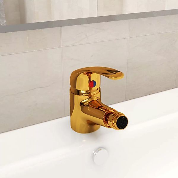 Badezimmer Bidet Mischbatterie Golden 13x12 Cm günstig online kaufen