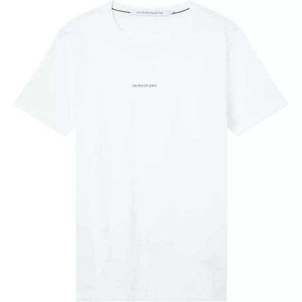 Calvin Klein Jeans Micro Branding Essential Kurzärmeliges T-shirt XL Bright günstig online kaufen