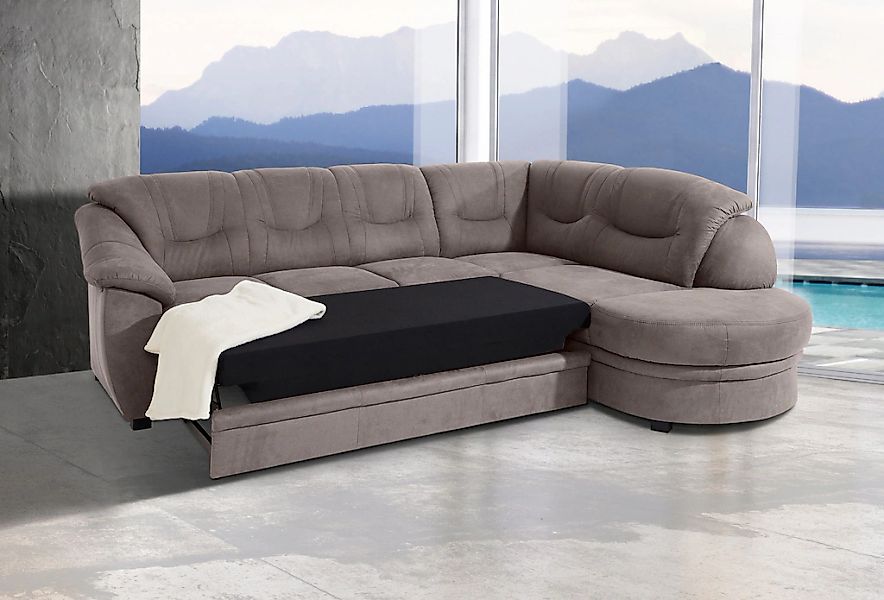 sit&more Ecksofa »Savoni L-Form« wahlweise mit Bettfunktion günstig online kaufen