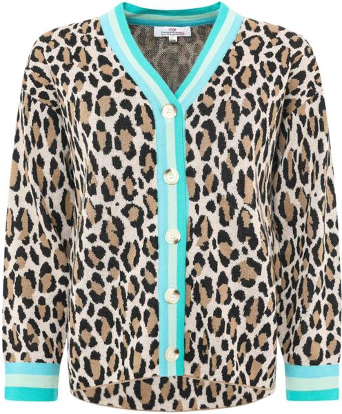 Zwillingsherz Cardigan "Leo & Streifen" Animal-Muster, günstig online kaufen