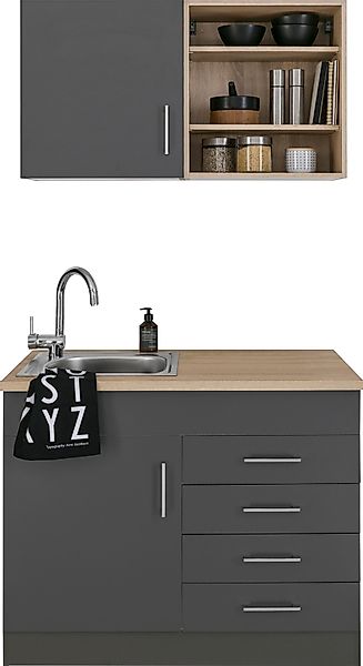 KOCHSTATION Pantryküche "KS-Mali" Breite 100 cm, wahlweise mit E-Geräten günstig online kaufen