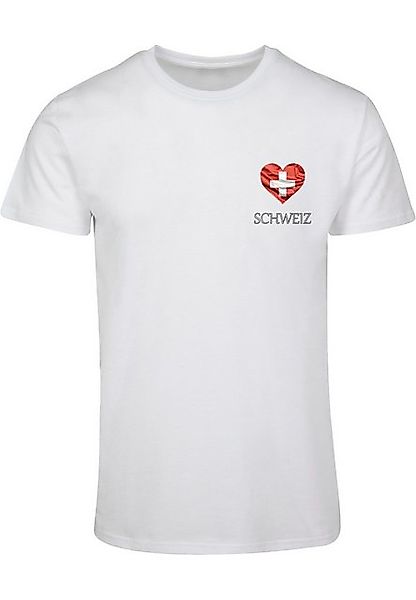 Merchcode T-Shirt Merchcode Merchcode Football - Switzerland T-shirt (1-tlg günstig online kaufen