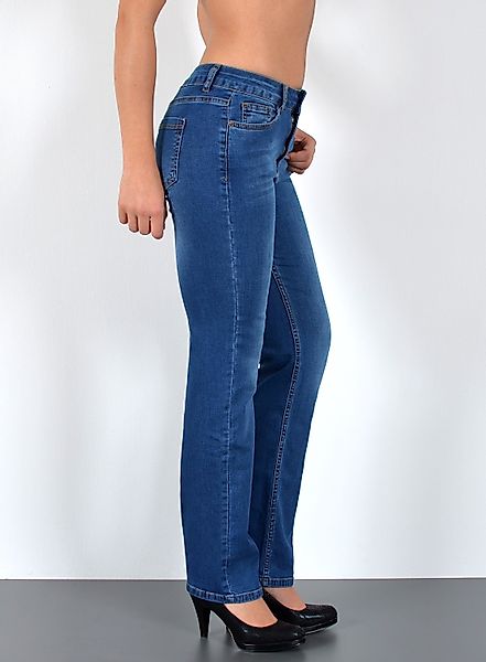 ESRA Straight-Jeans High Waist Damen Jeans günstig online kaufen