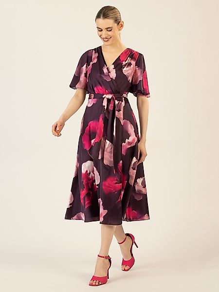 Apart Midikleid aus mattschimmerndem Satin mit günstig online kaufen