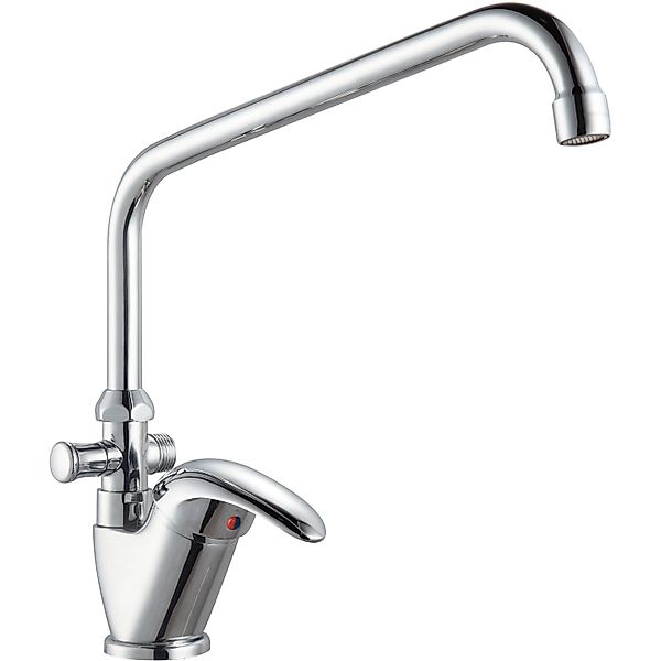 baliv Waschtisch-Kombi-Armatur WT-5371 Chrom für Waschbecken und Badewanne günstig online kaufen