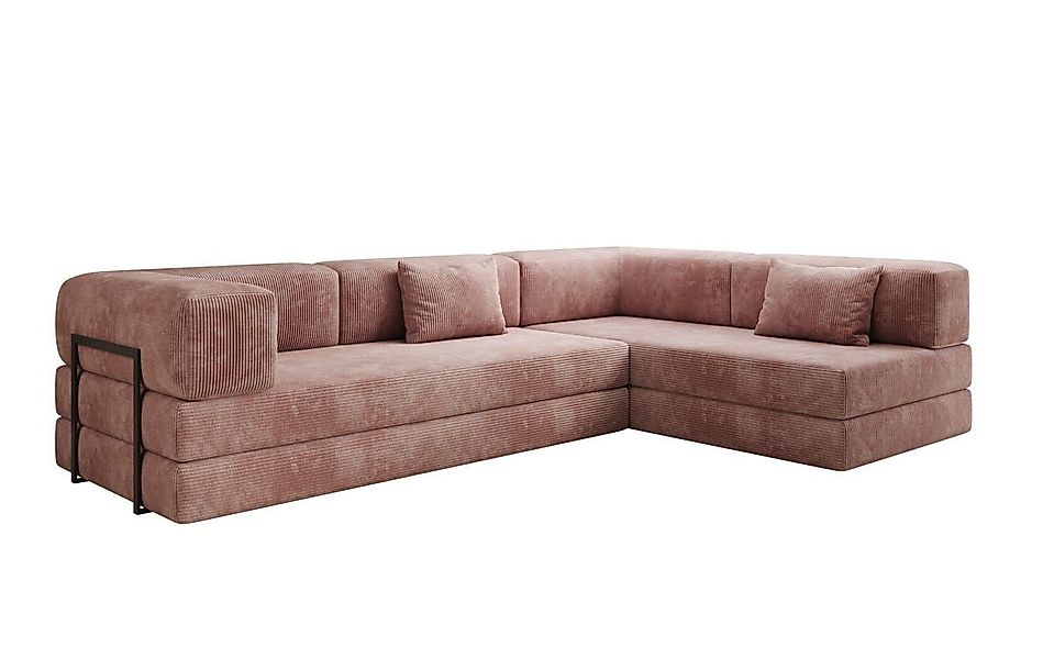 Luxusbetten24 Sofa Designer Sofa Lazy L, mit Aufklappfunktion und Cordbezug günstig online kaufen