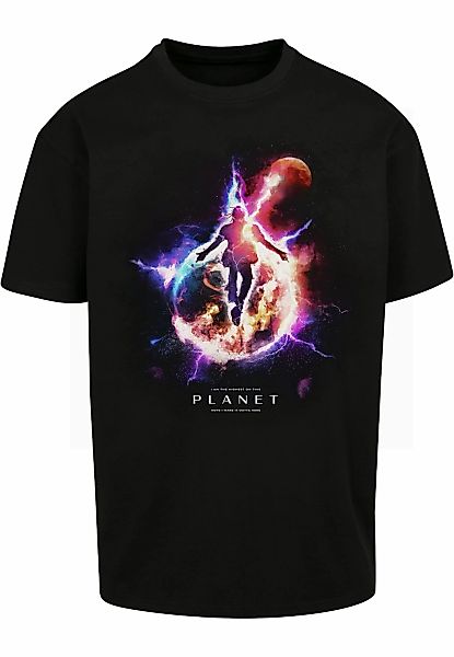 MisterTee T-Shirt "MisterTee Unisex Electric Planet Oversize Tee" 1 Stk. tl günstig online kaufen