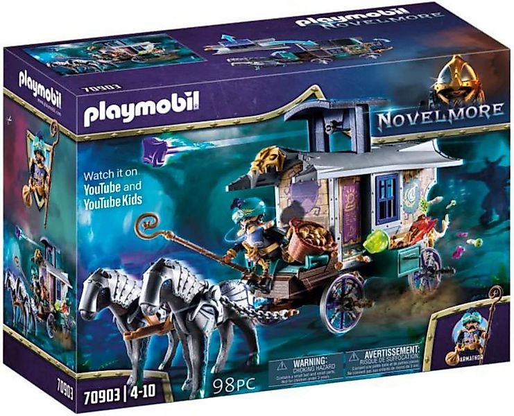 Playmobil® PLAYMOBIL® Novelmore - 70903 Violet Vale - Händlerkutsche Spielb günstig online kaufen